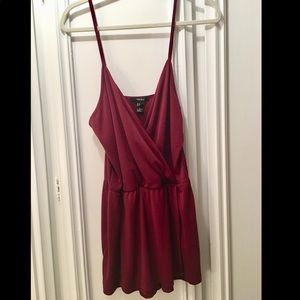 Wine-color Forever21 Romper/dress